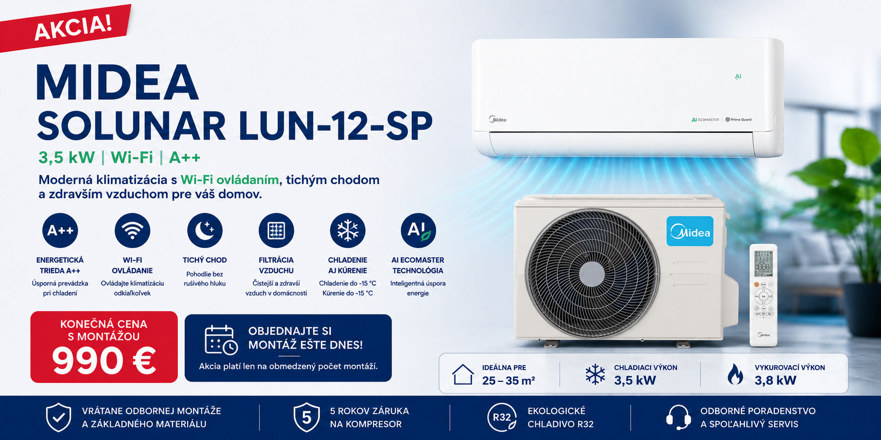 midea solunar